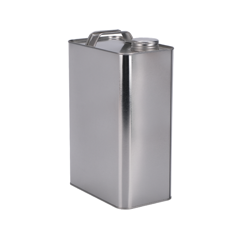 ガソリン オイル化学薬品に使用される 32mm ネジ蓋が付いている長方形の F スタイル ガロン 3.7L 金属ブリキ缶