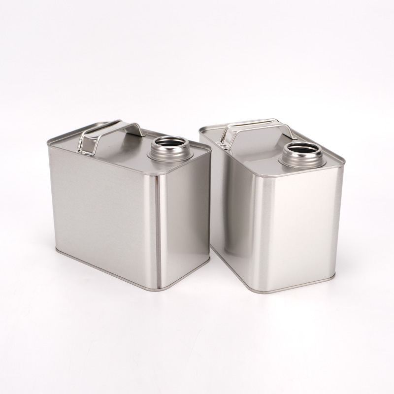 正方形の金属化学 F スタイルスクリュートップペイントオイルブリキ缶コンテナドラムペールバケツ蓋付き